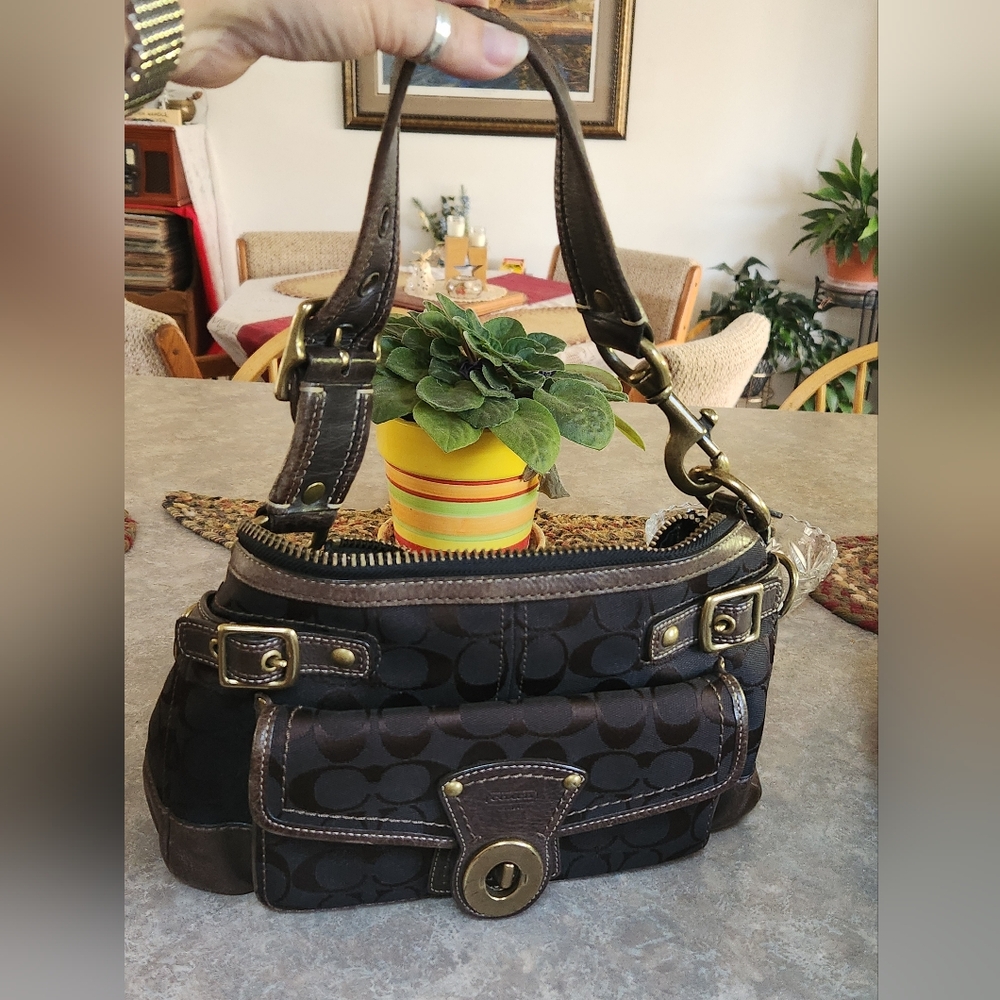 Coach Legacy 65th Anniversary Leather Signature shoulder bag